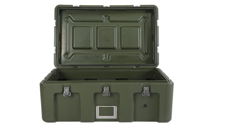 剑火804633厂家供应三防滚塑箱战备物资空投箱大型设备野战装备箱
